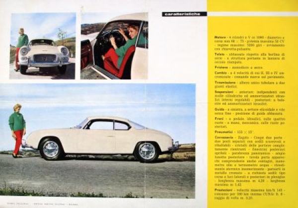 Lancia Appia G.T.E. Modelprogram 1959 Carbrochure (9768)